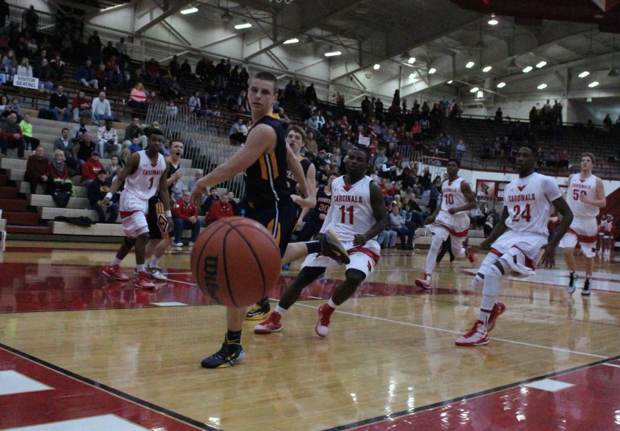 in the basketball game