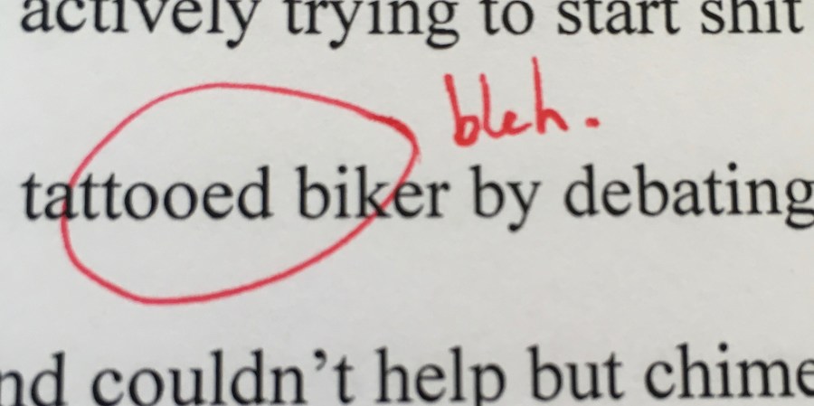 Creative writing workshop feedback