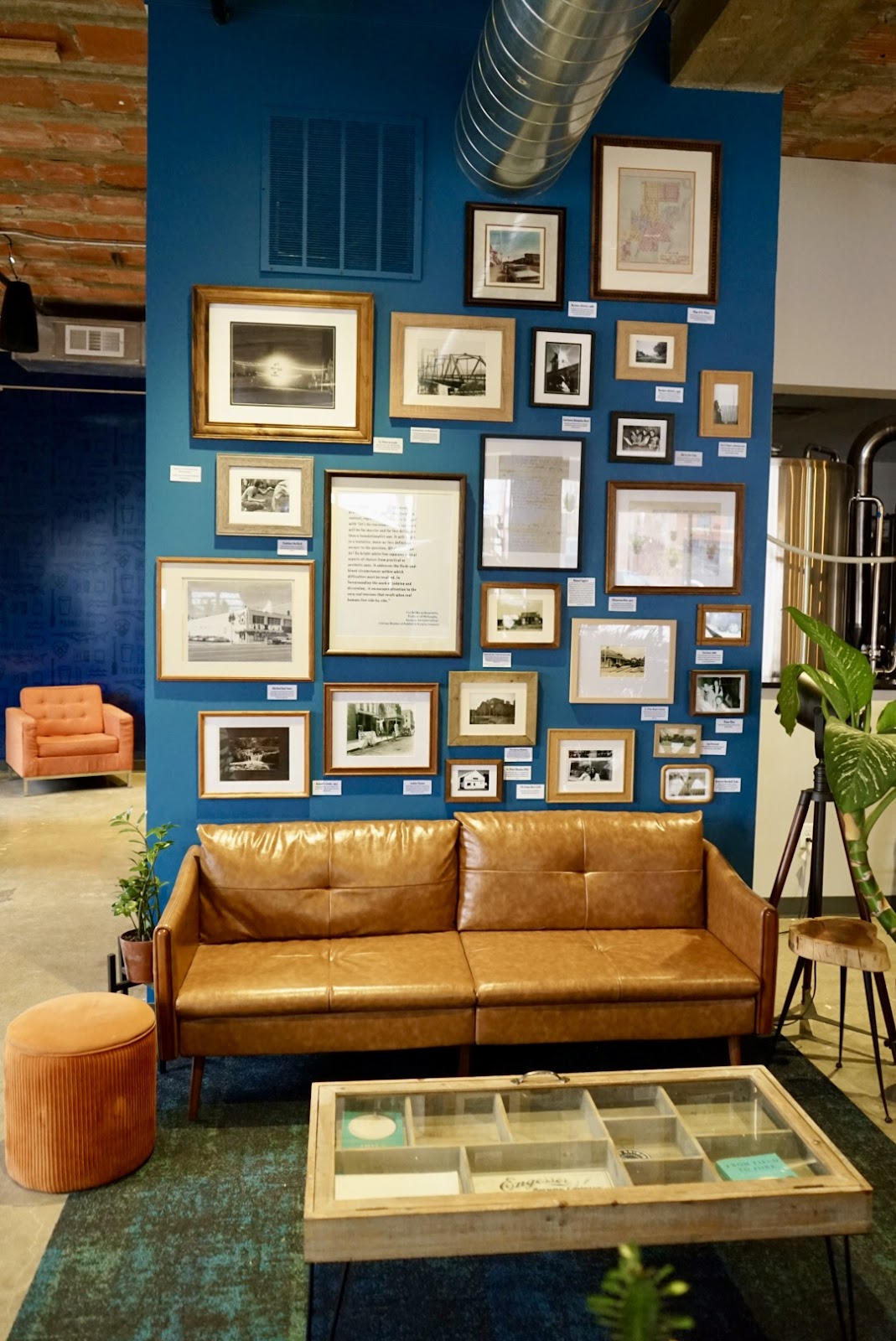 A wall of Minnesota history at Paddlefish Brewing Co.